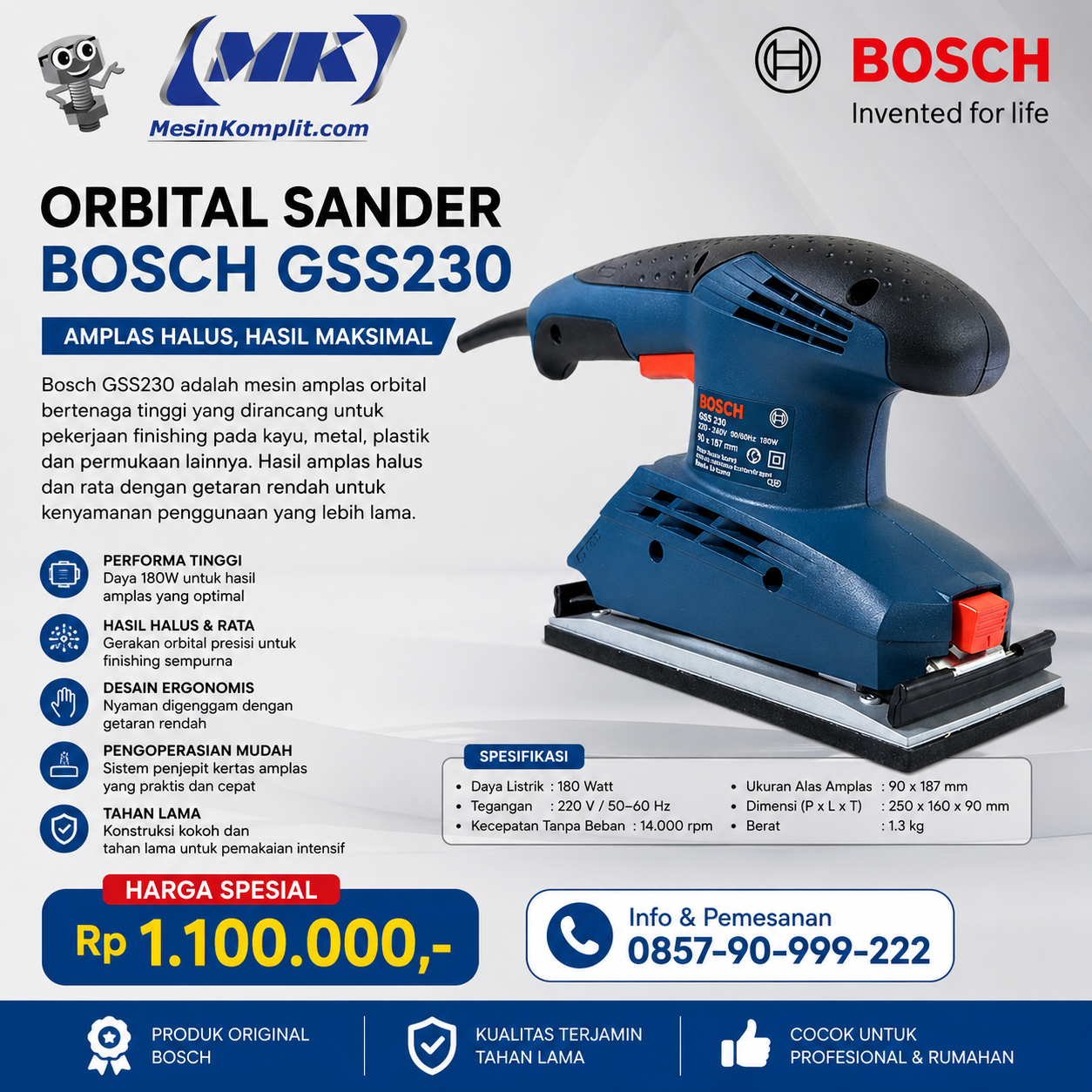 Amplas Kayu Bosch (P...